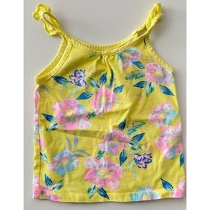 Oshkosh baby girl Hawaiian floral tank